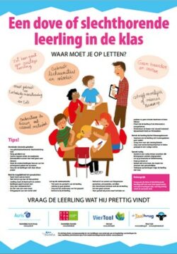 dove leerling in de klas